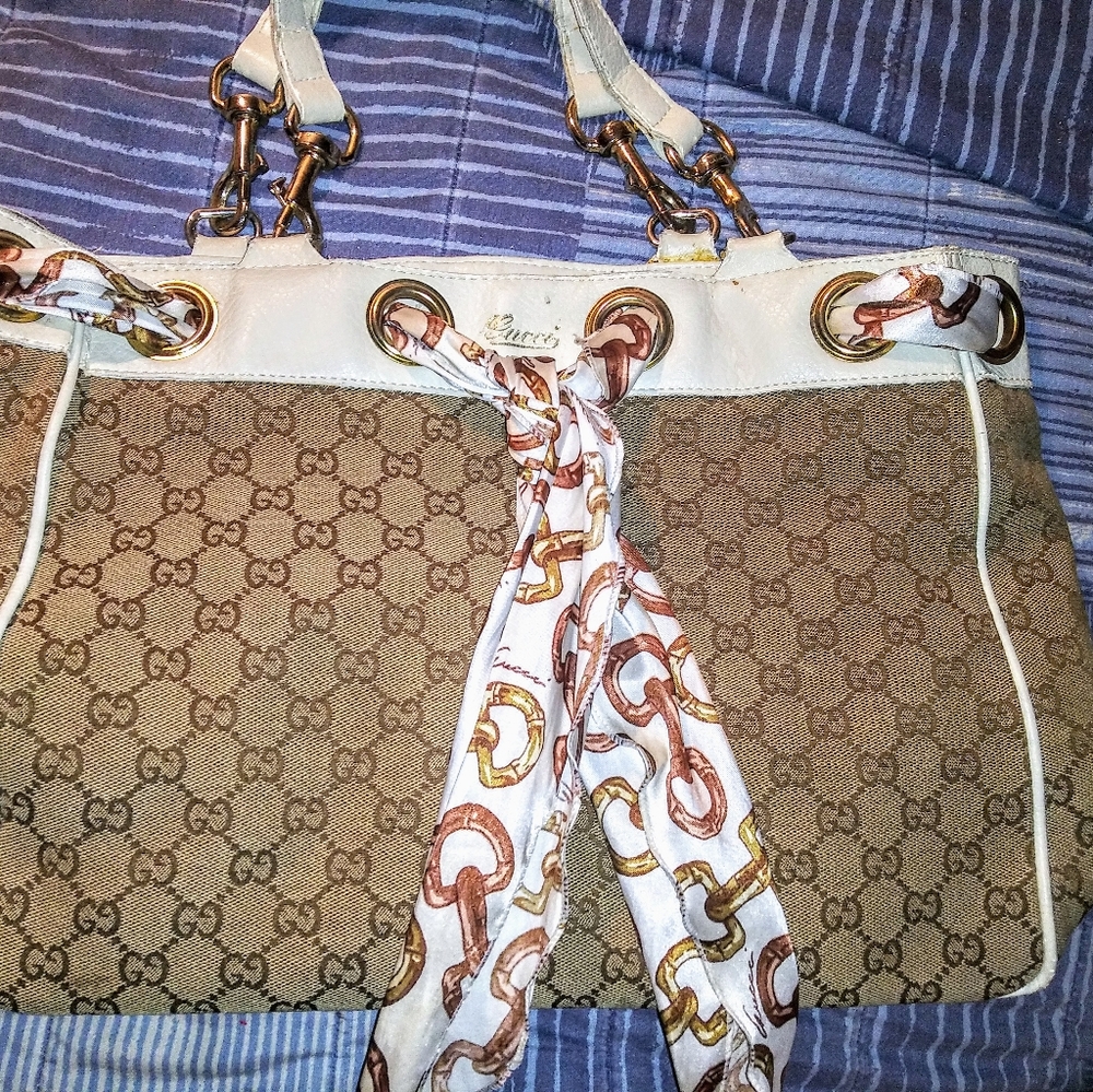 Gucci Positano Scarf Tote